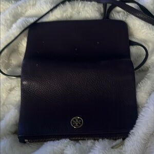 Tory Burch Purple Leather Crossbody Bag